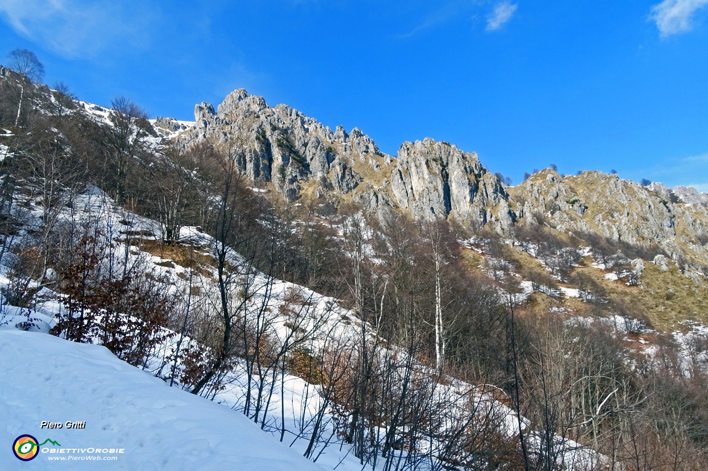 21 con vista sui contrafforti rocciosi del Venturosa.JPG -                                